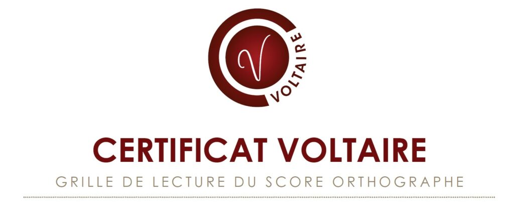 grille des scores du certificat Voltaire